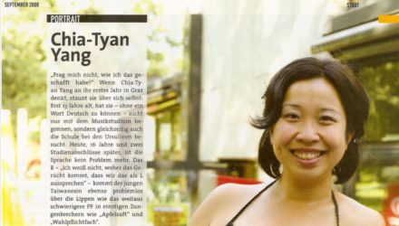 Künstlerportrait im Straßenmagazin „Megaphon“